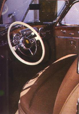 1941 Cadillac front seat