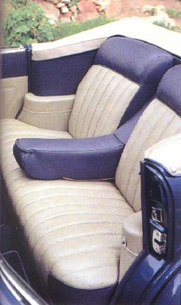 1941 Cadillac back seat