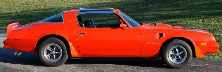 Red 1976 Trans Am