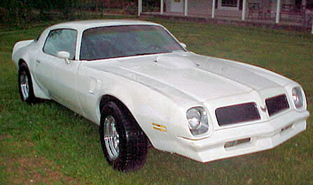 White 1976 Trans Am