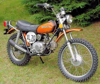 1974 Honda XL70K0